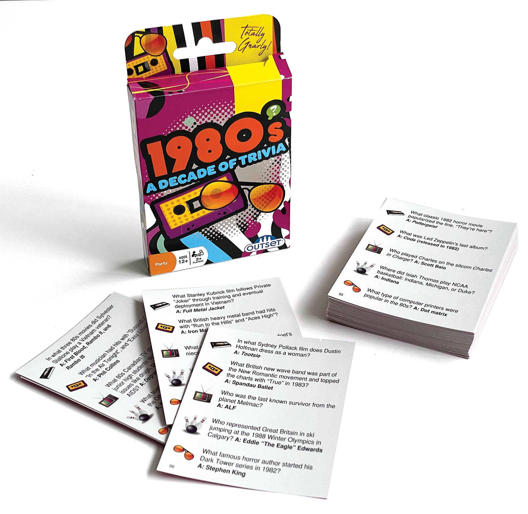 1980s - A Decade of Trivia Card Game