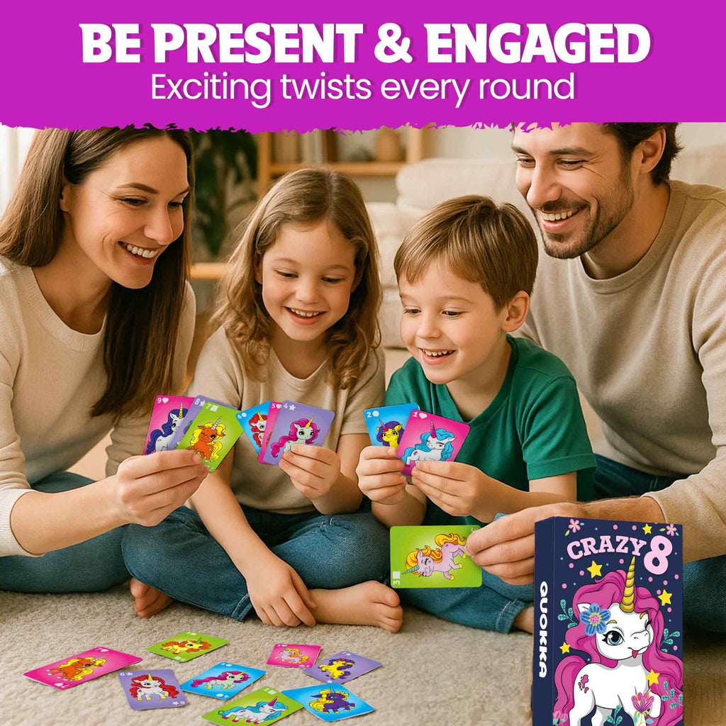 6 Fun Card Games for Kids (Pink)