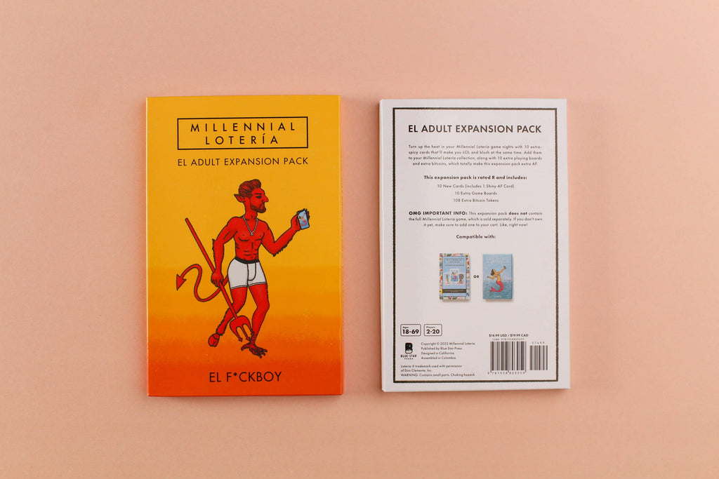Millennial Loteria Board Game: El Adult Expansion Pack