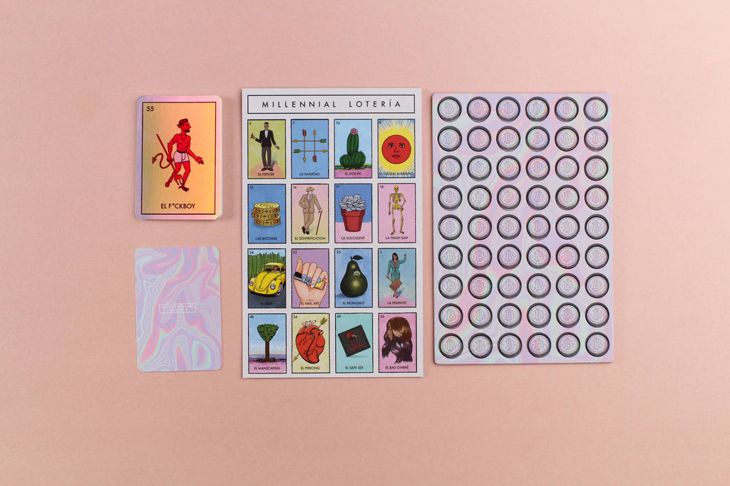 Millennial Loteria Board Game: El Adult Expansion Pack