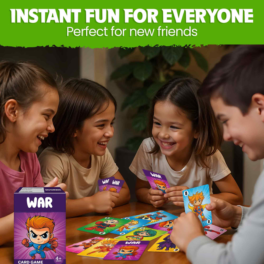 6 Fun Card Games for Kids (Green)