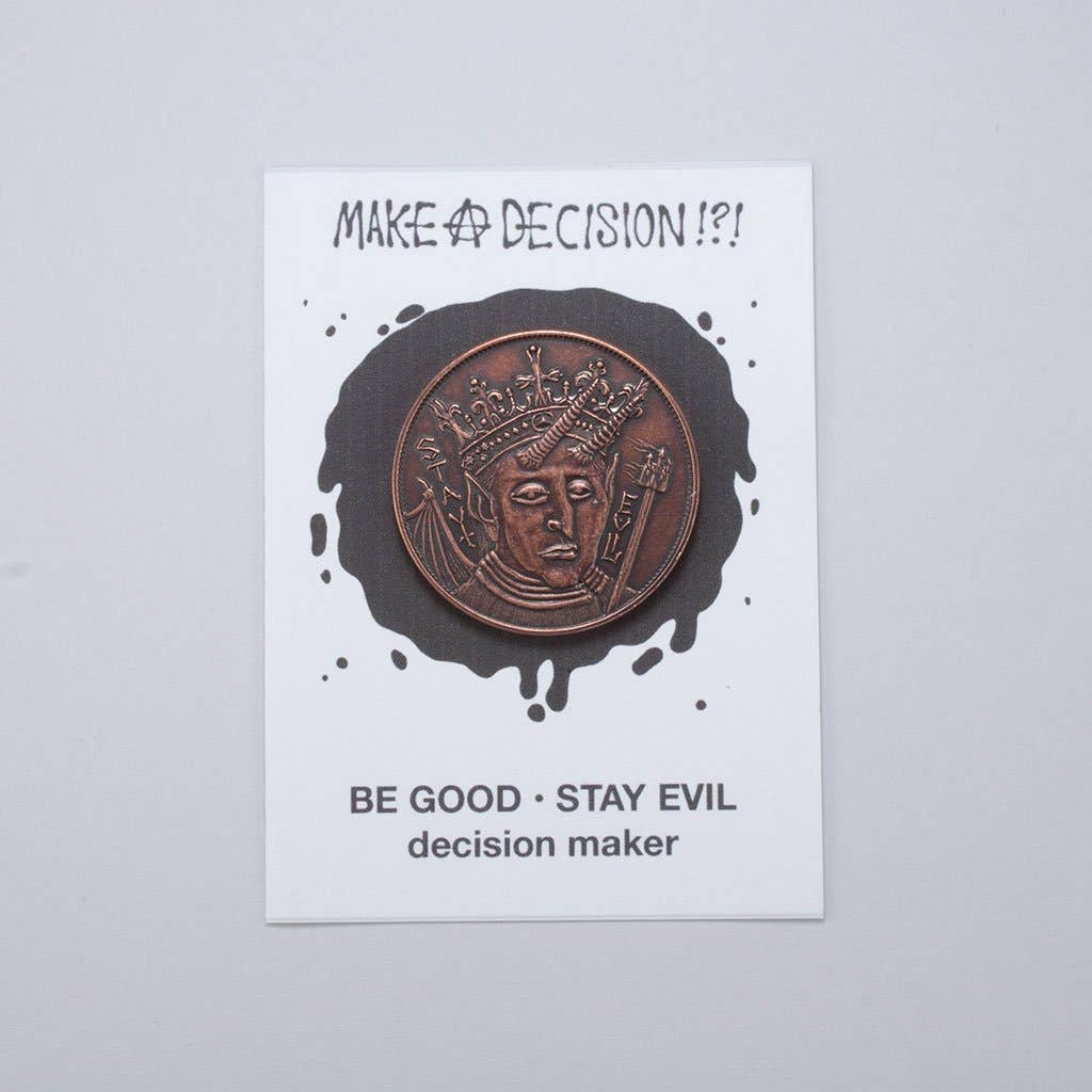 Be Good/Stay Evil Decision Maker Keepsake Token