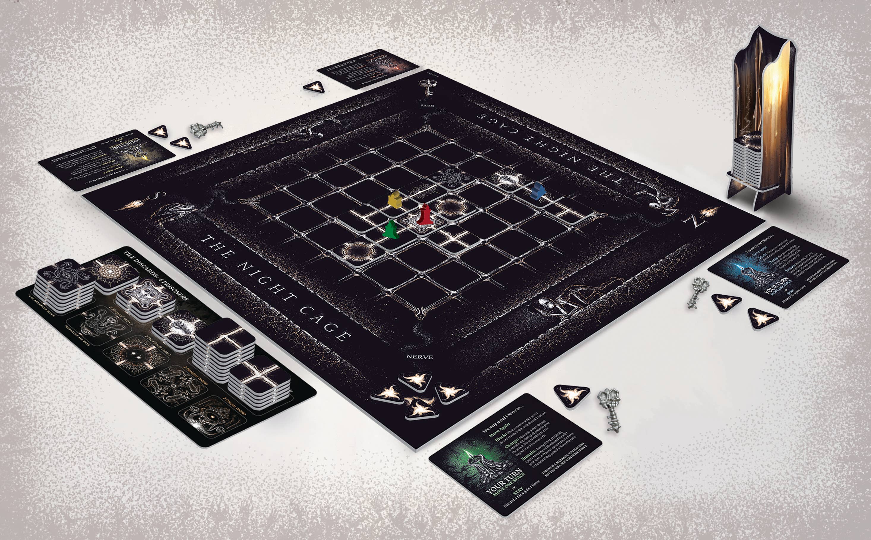 The Night Cage: Spooky Cooperative Strategy Game for 1 to 5