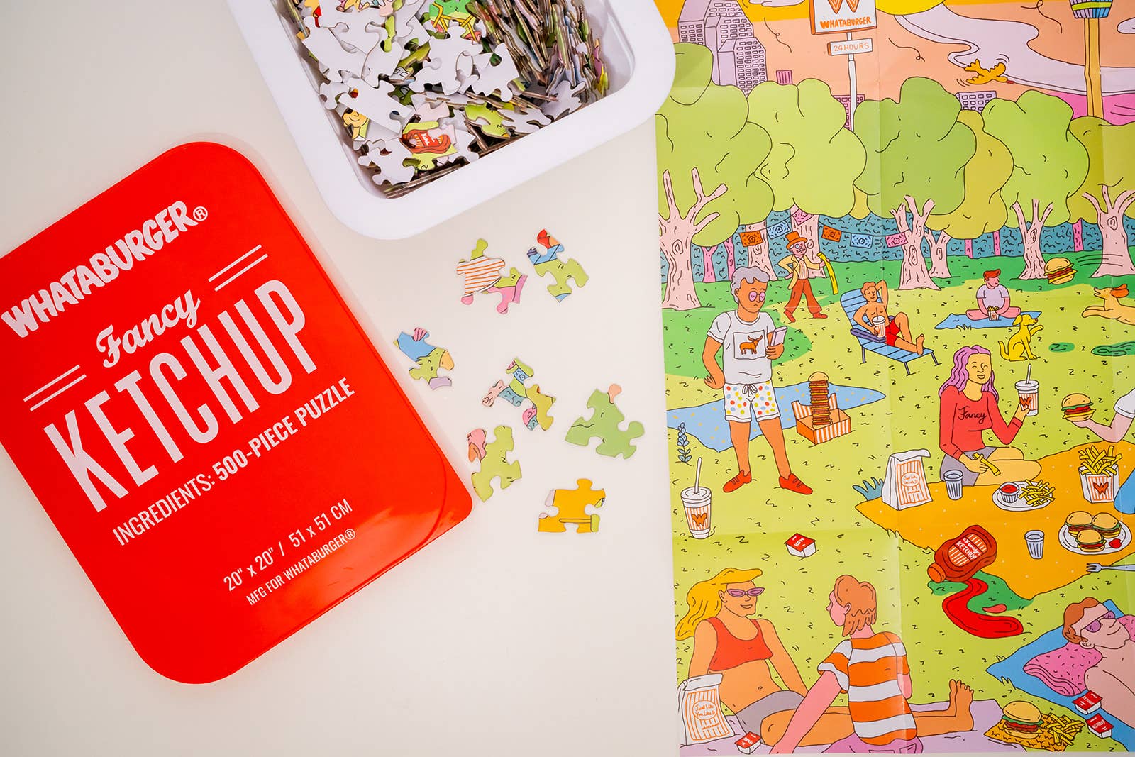 Whataburger Fancy Ketchup Puzzle: 500-Piece Puzzle