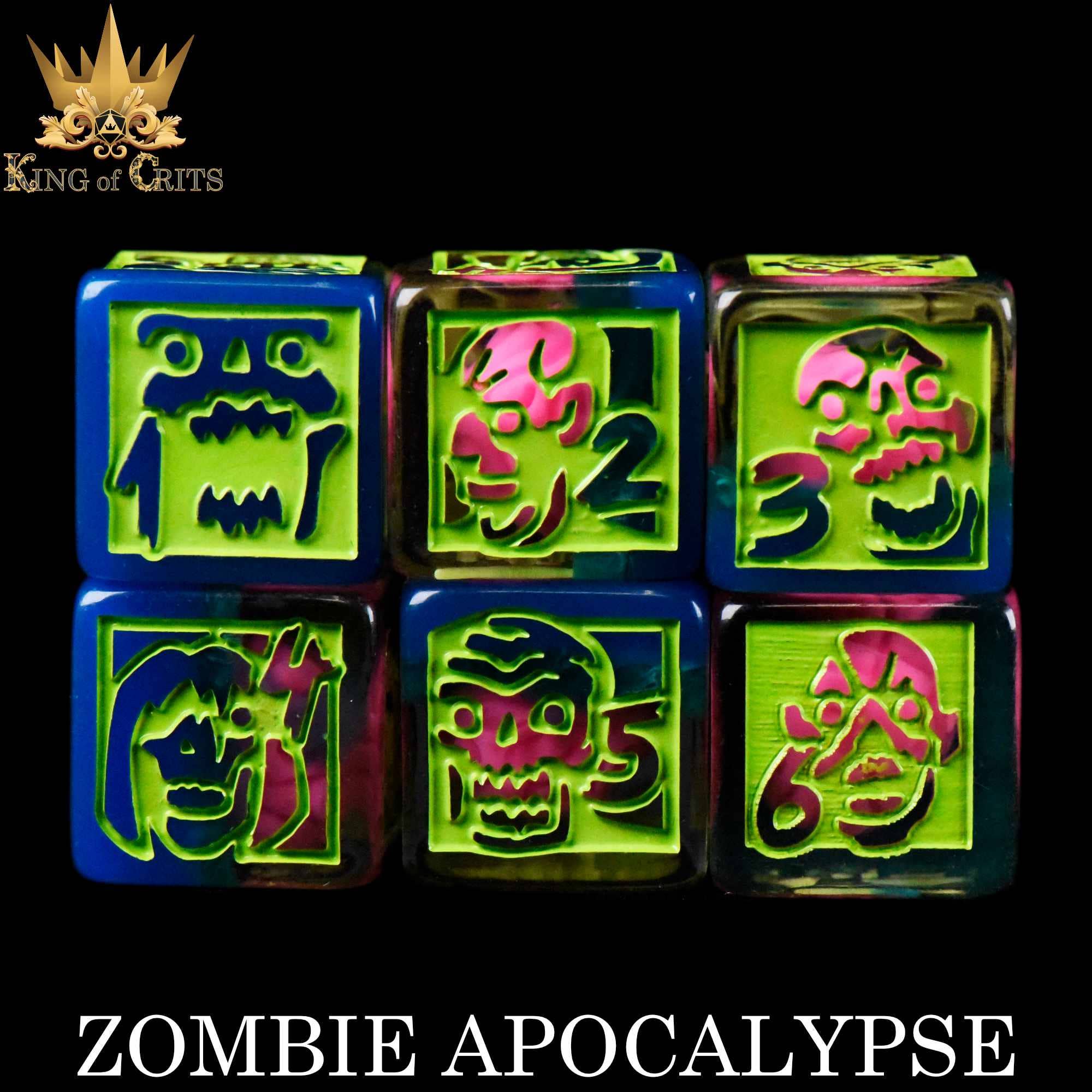 Zombie Apocalypse - 11 Dice Set