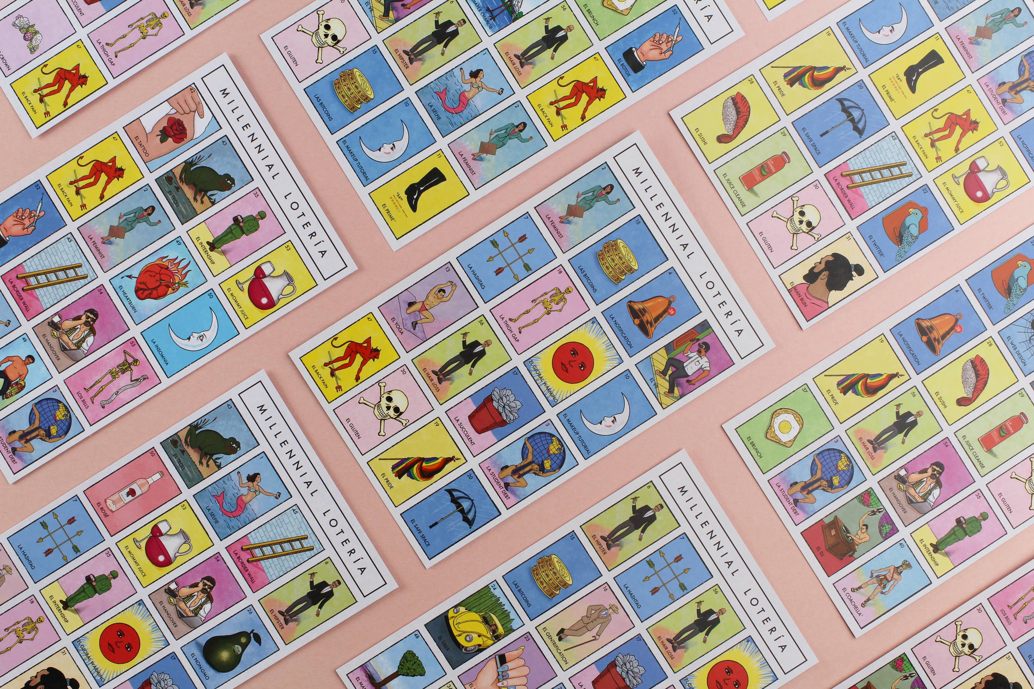 Millennial Loteria Board Game: El Midlife Crisis Expansion