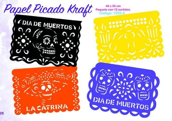 Day of The Dead Decoration - Papel Picado