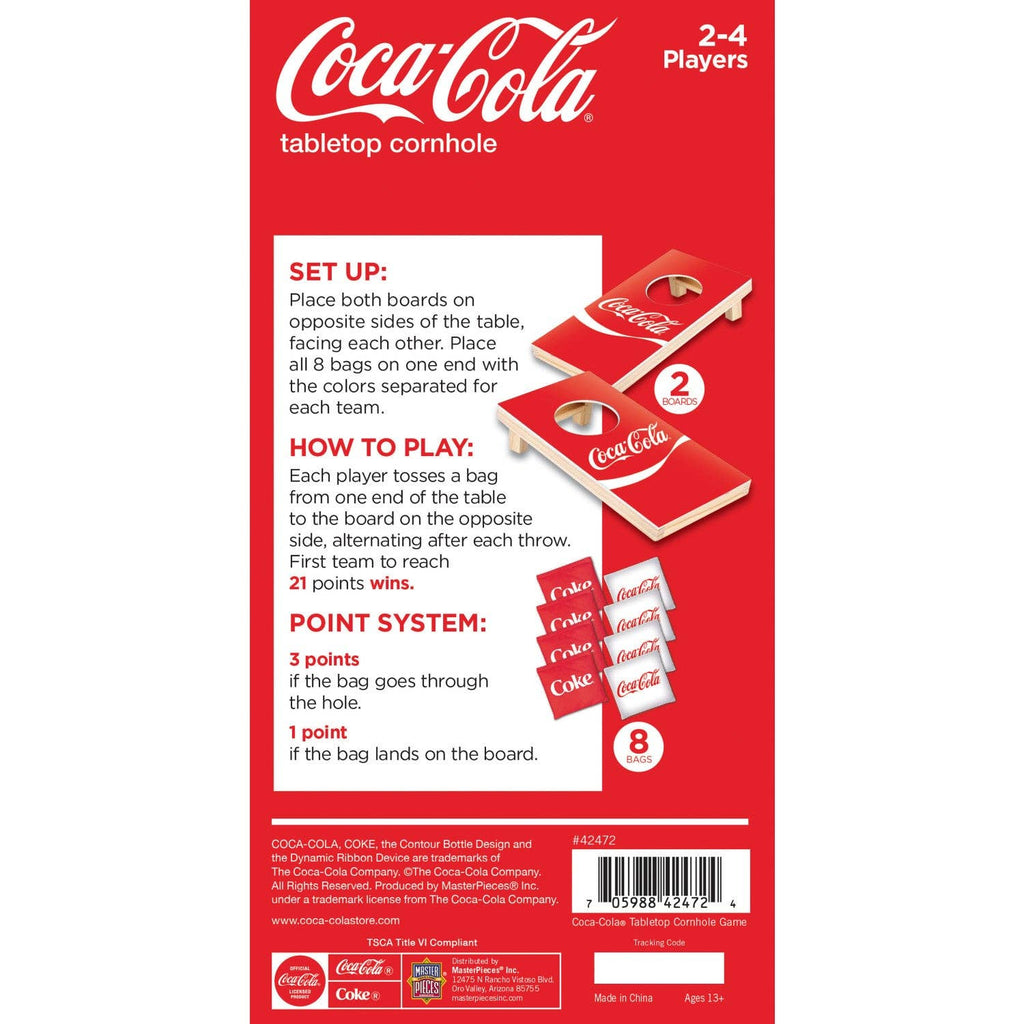 Coca-Cola Tabletop Cornhole Game