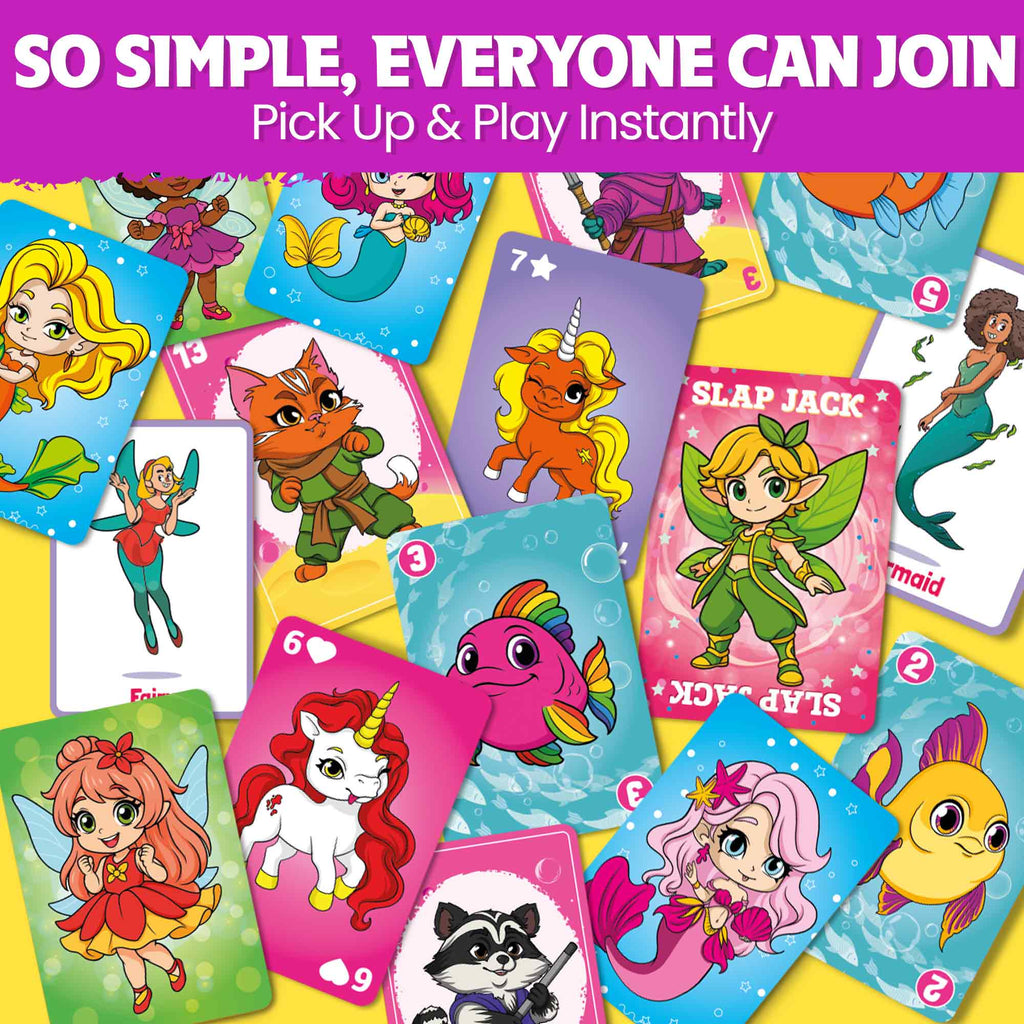 6 Fun Card Games for Kids (Pink)