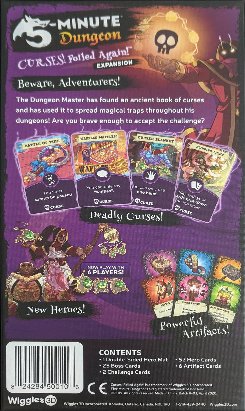 5 Minute Dungeon Curses! Foiled Again! Expansion