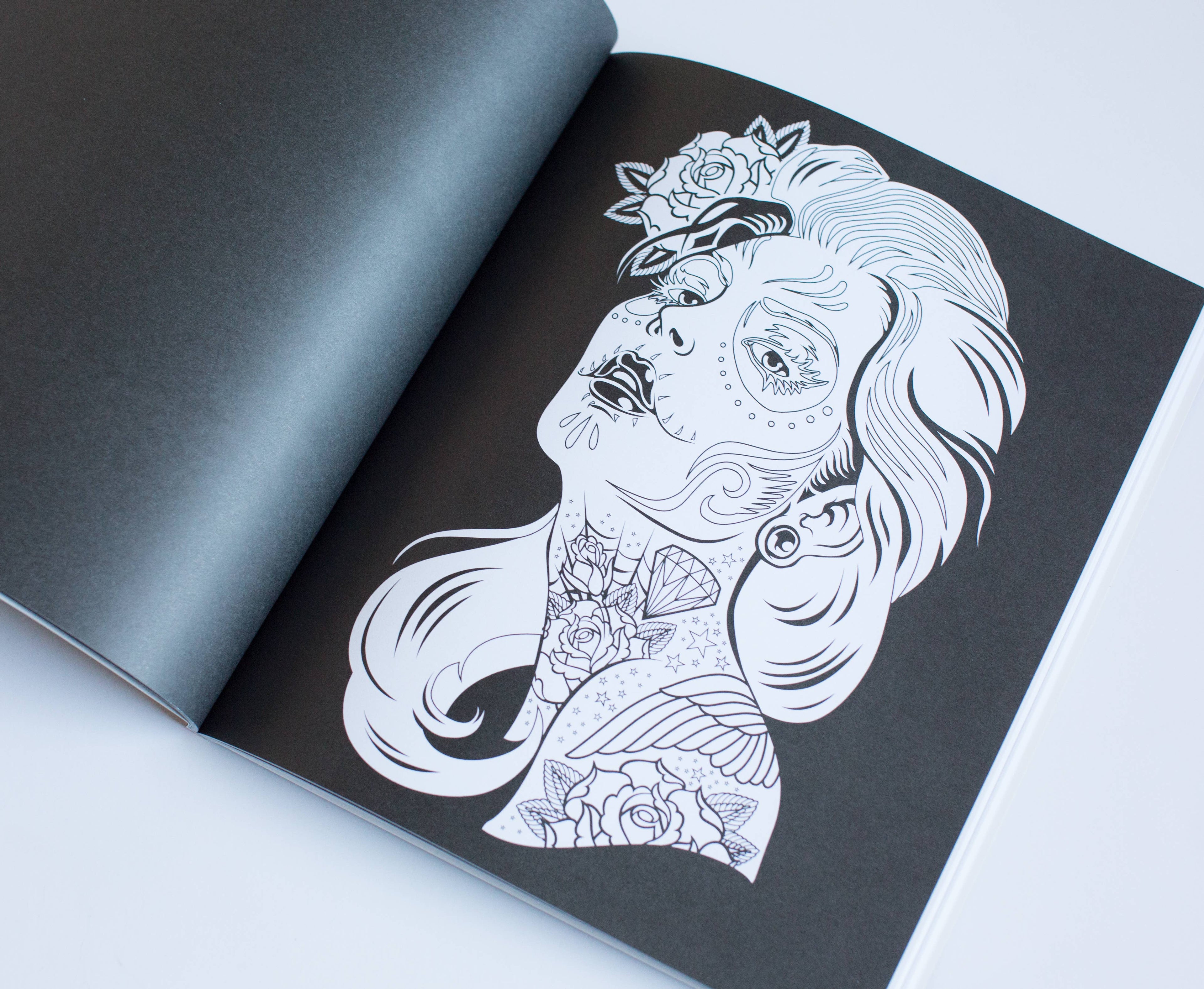 Dia De Los Muertos: Coloring Book Day of the Dead Halloween