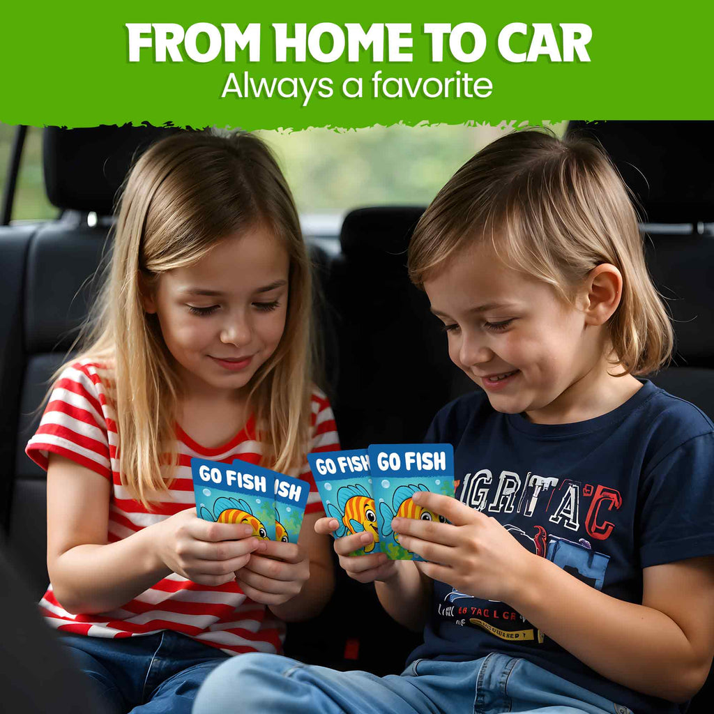 6 Fun Card Games for Kids (Green)