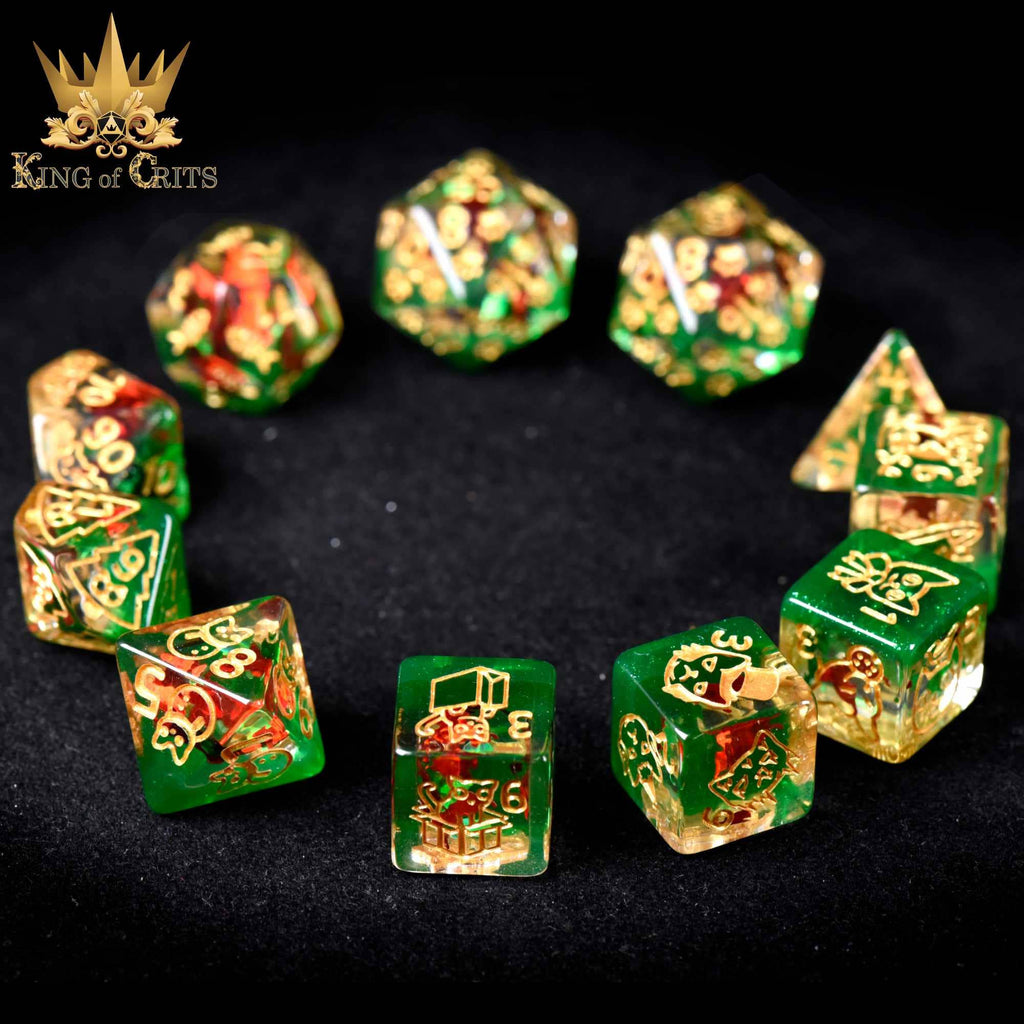 Merry Cat-Mas - 11 Dice Set
