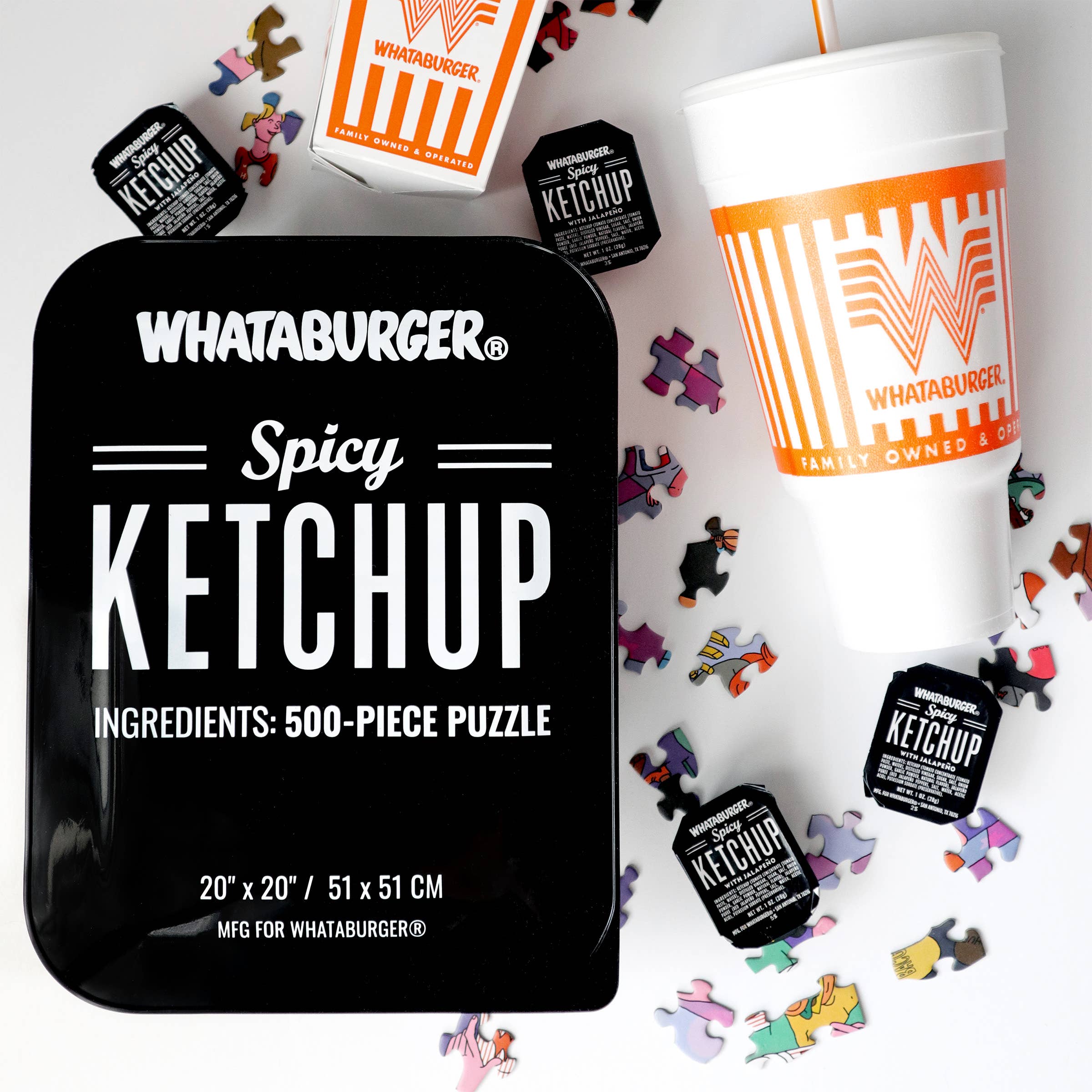 Whataburger Spicy Ketchup Puzzle: 500-Piece Puzzle