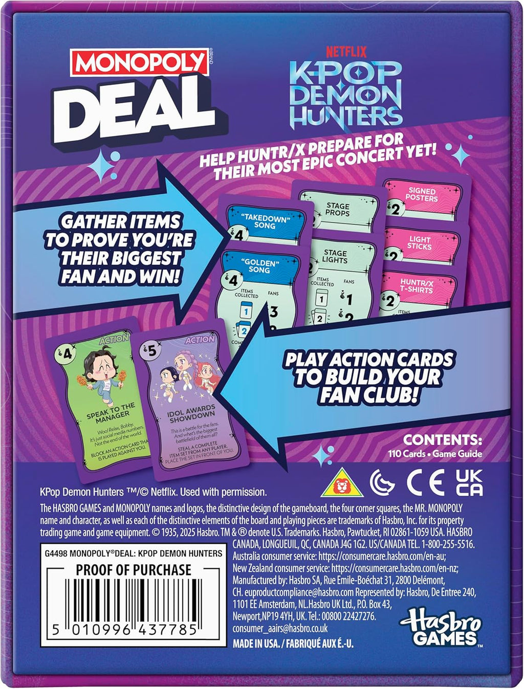 Monopoly Deal: KPop Demon Hunters