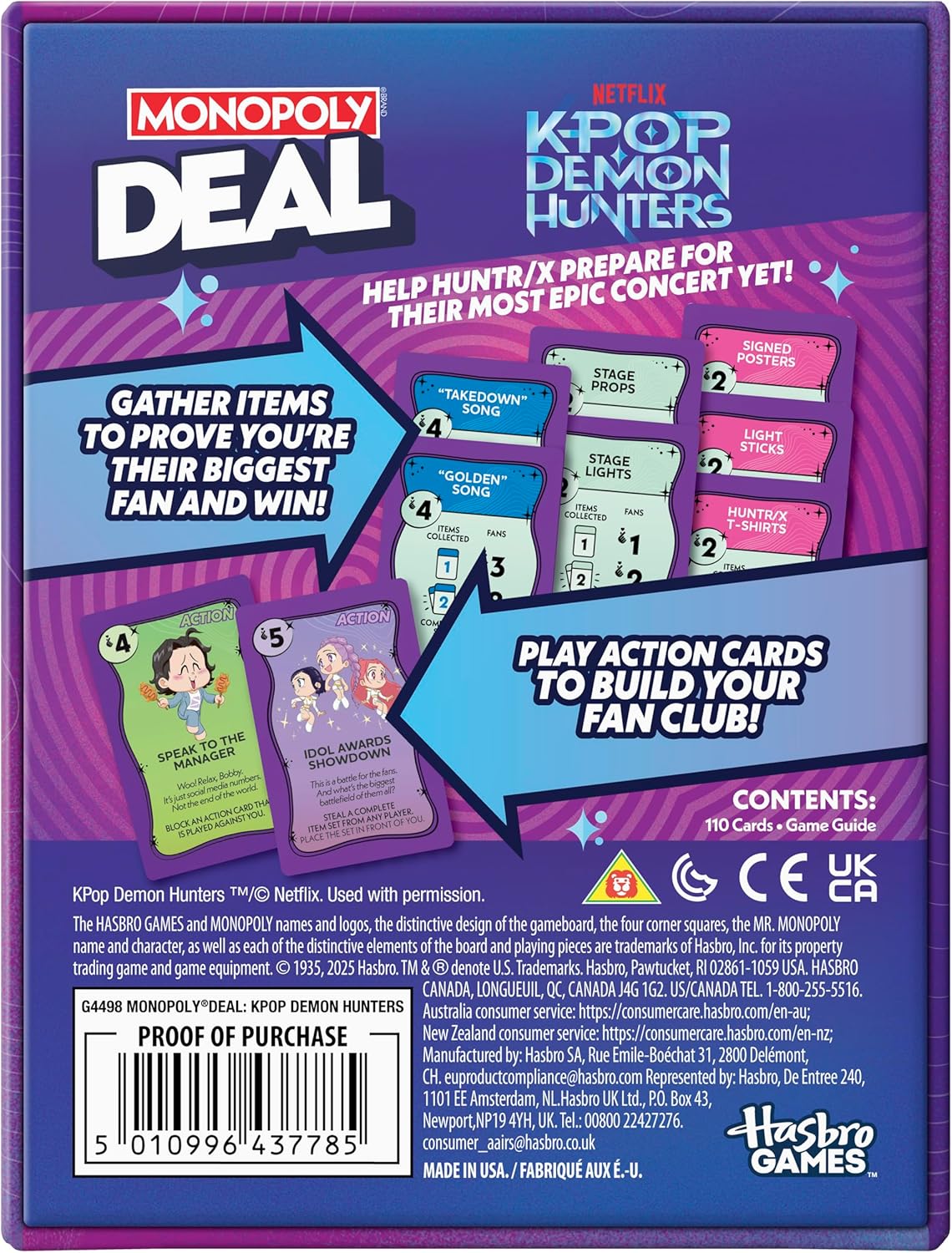 Monopoly Deal: KPop Demon Hunters