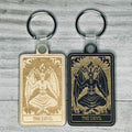 The Devil Tarot Card Keychain