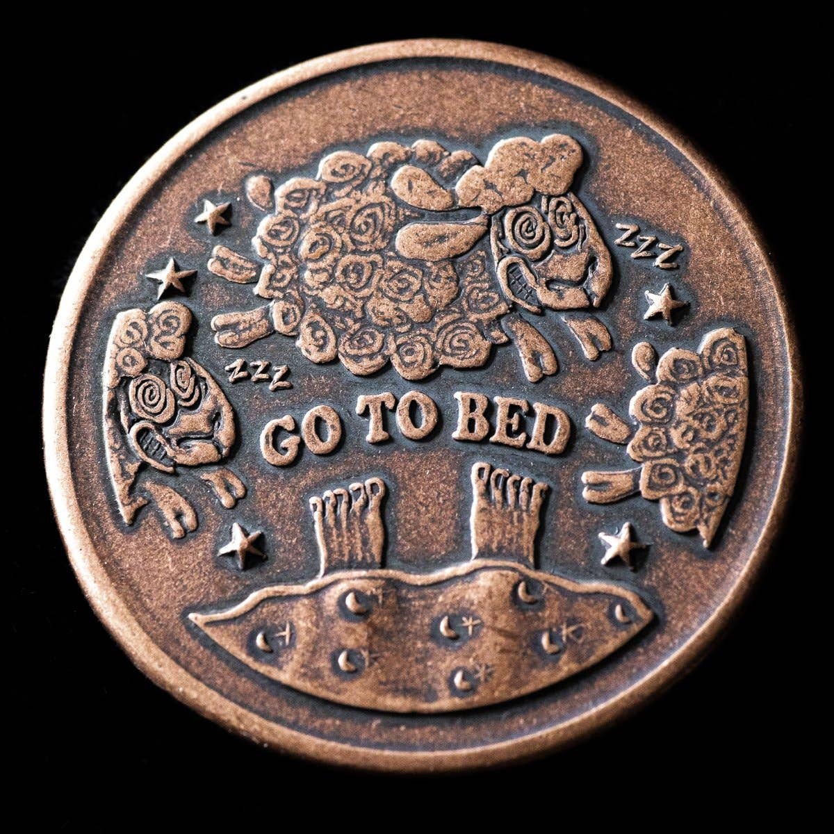 One More Episode / Go to Bed Decision Maker Coin