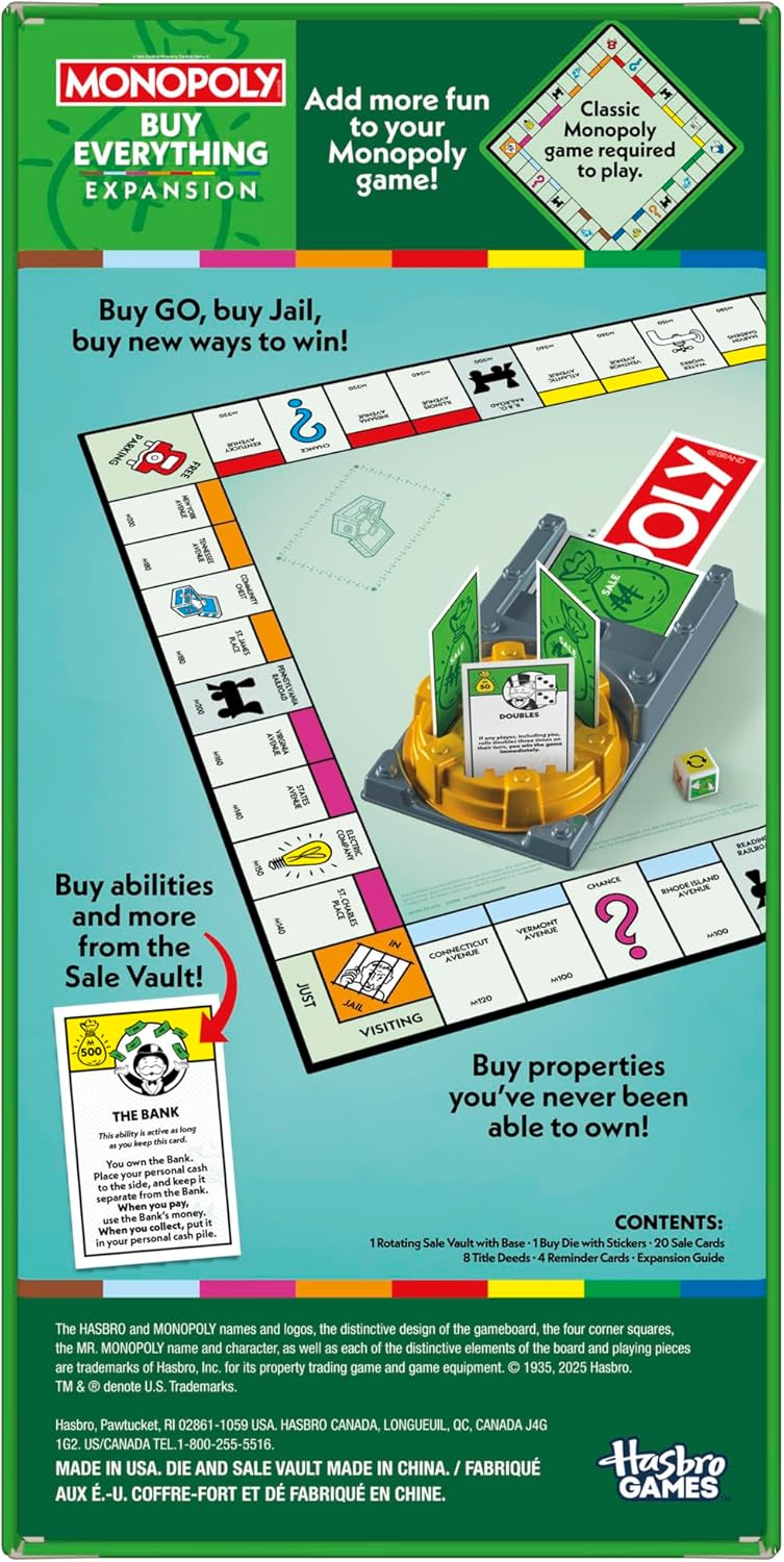 Monopoly Buy Everything Game - EXPANSION