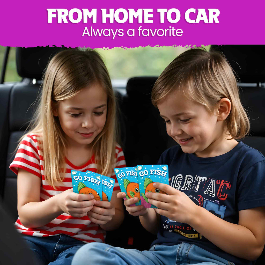 6 Fun Card Games for Kids (Pink)