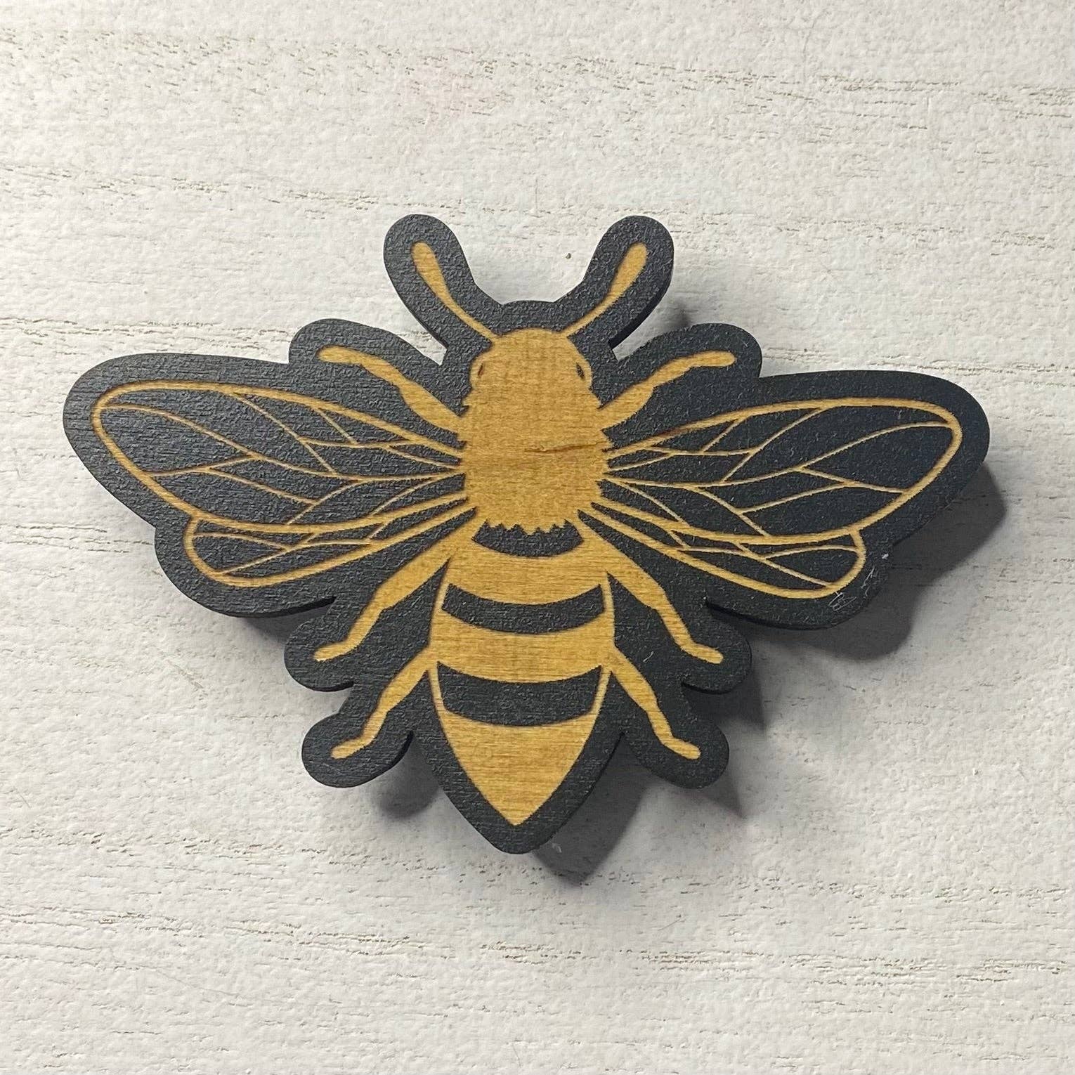 Bee Wooden Magnet
