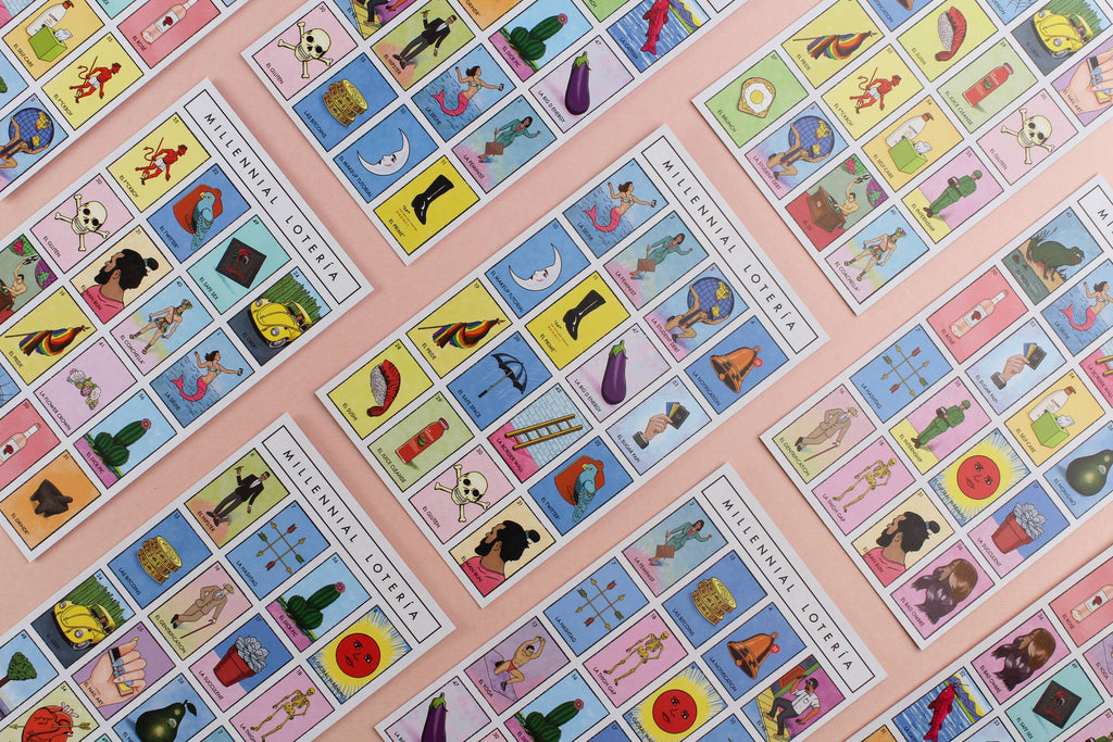 Millennial Loteria Board Game: El Adult Expansion Pack