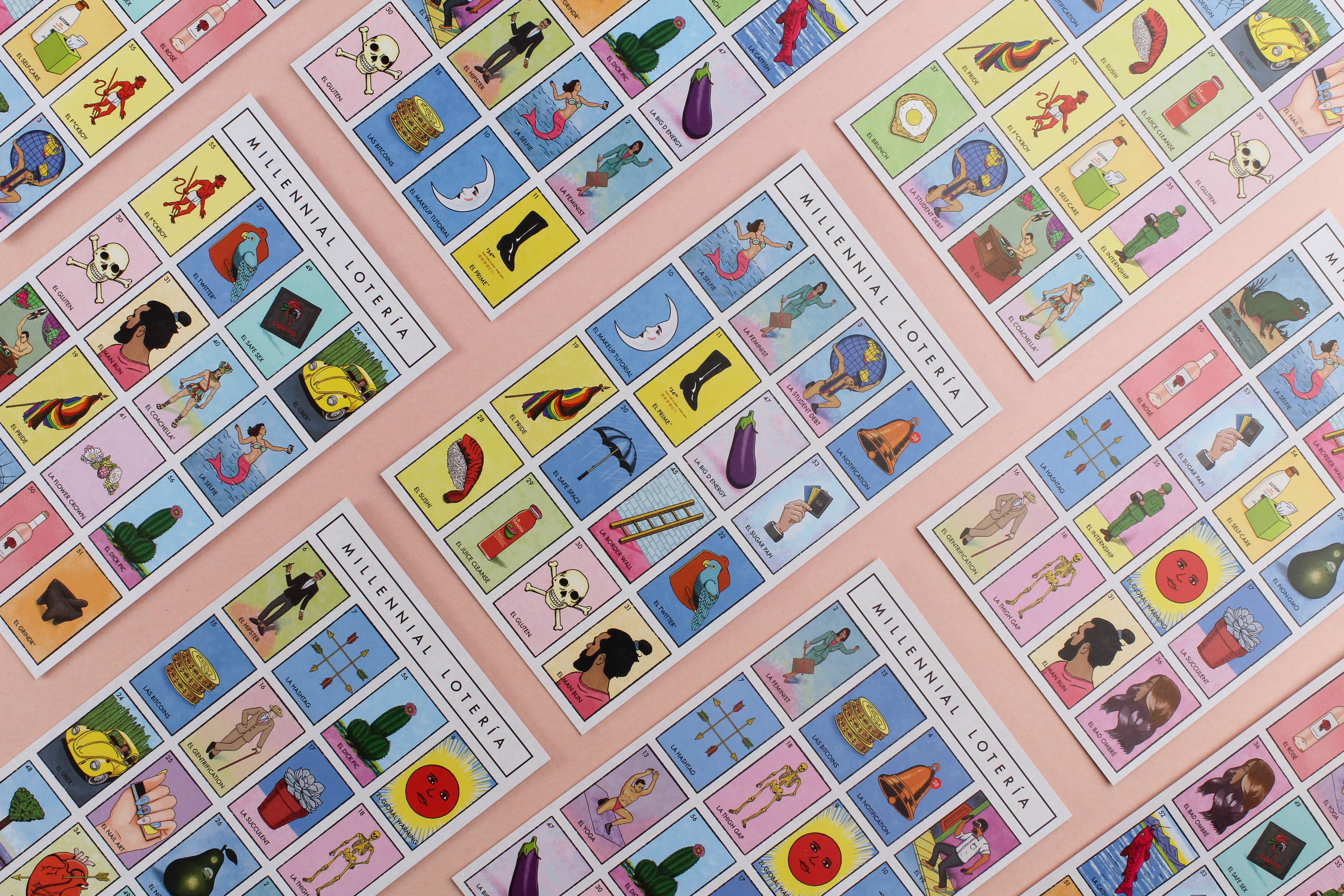 Millennial Loteria Board Game: El Adult Expansion Pack