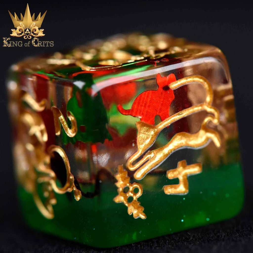 Merry Cat-Mas - 11 Dice Set