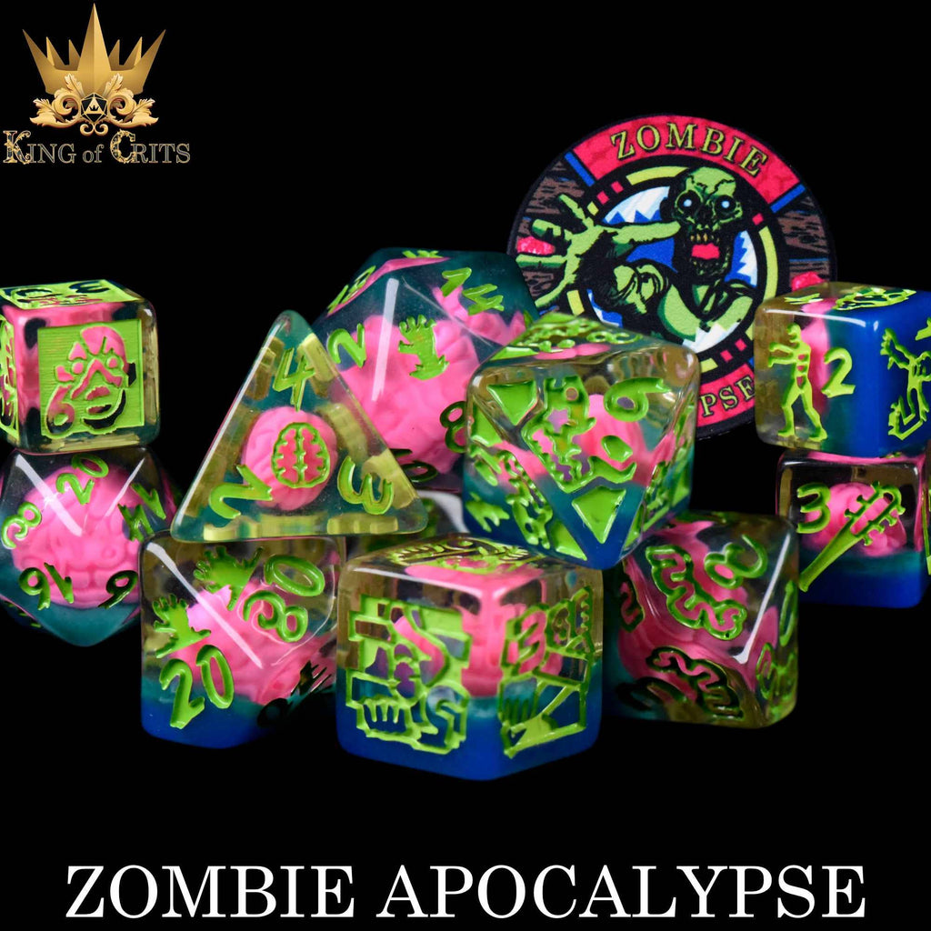 Zombie Apocalypse - 11 Dice Set