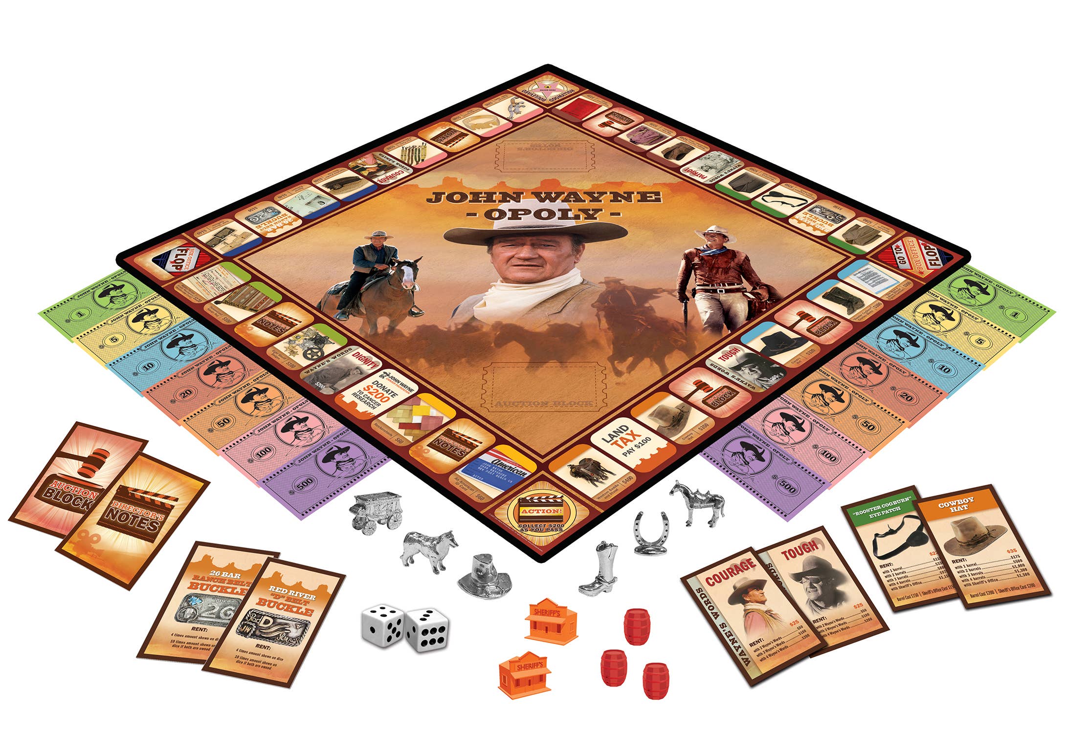 John Wayne Opoly Board Game