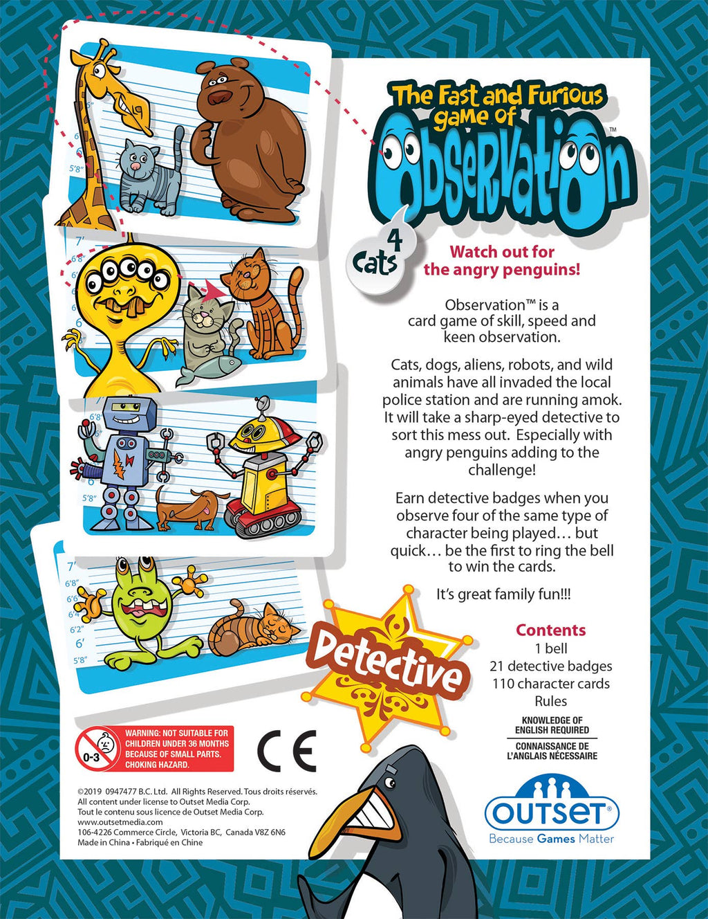 Observation Card Game 🕵️