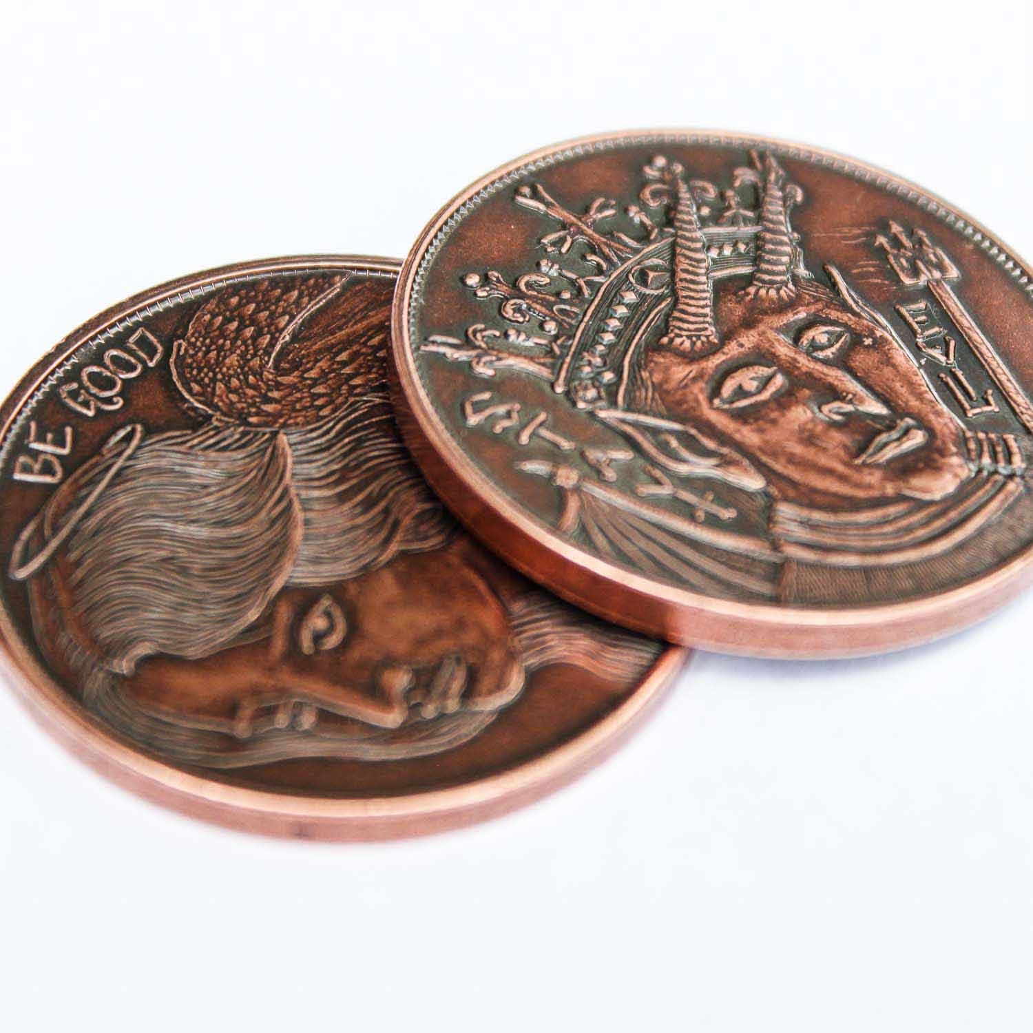 Be Good/Stay Evil Decision Maker Keepsake Token