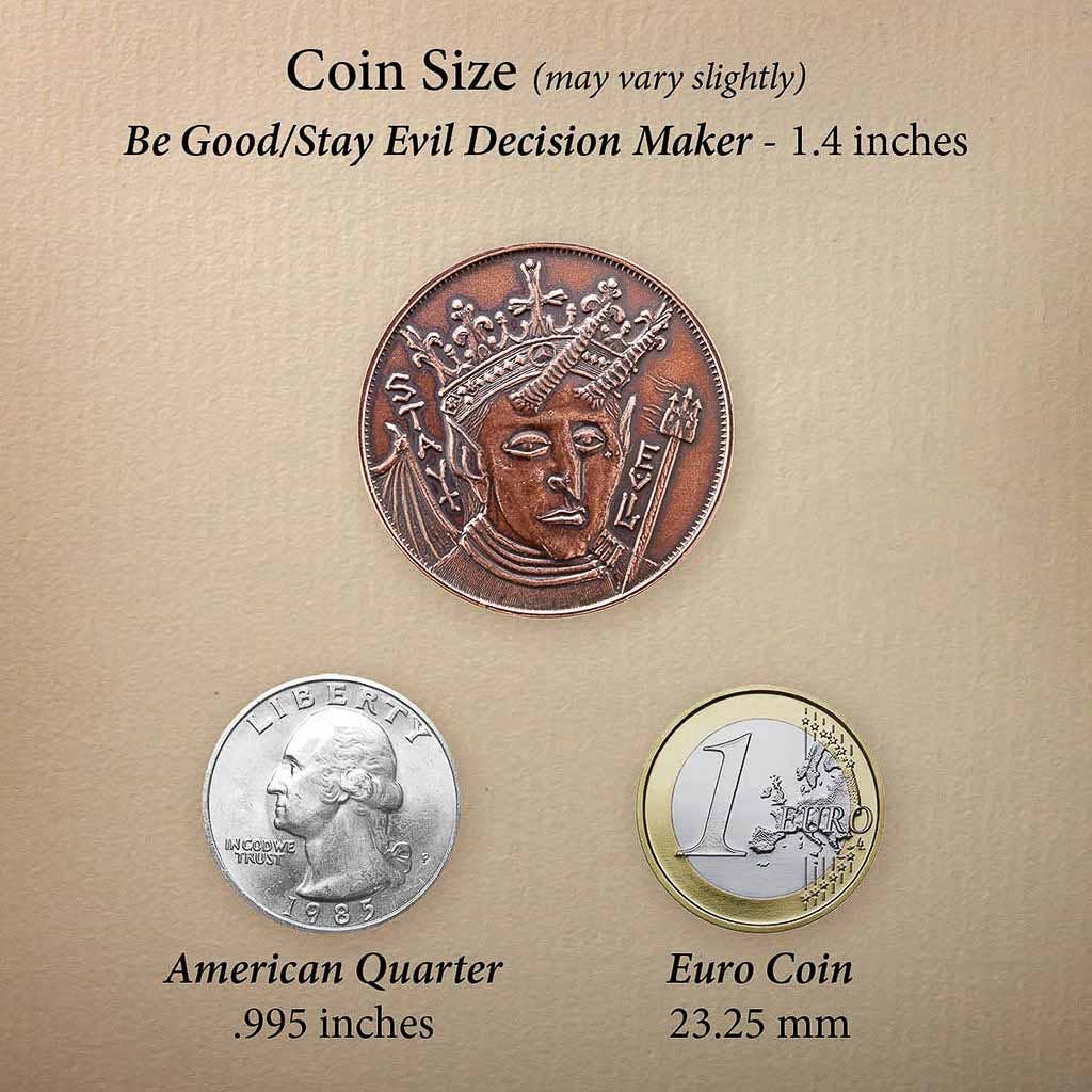 Be Good/Stay Evil Decision Maker Keepsake Token